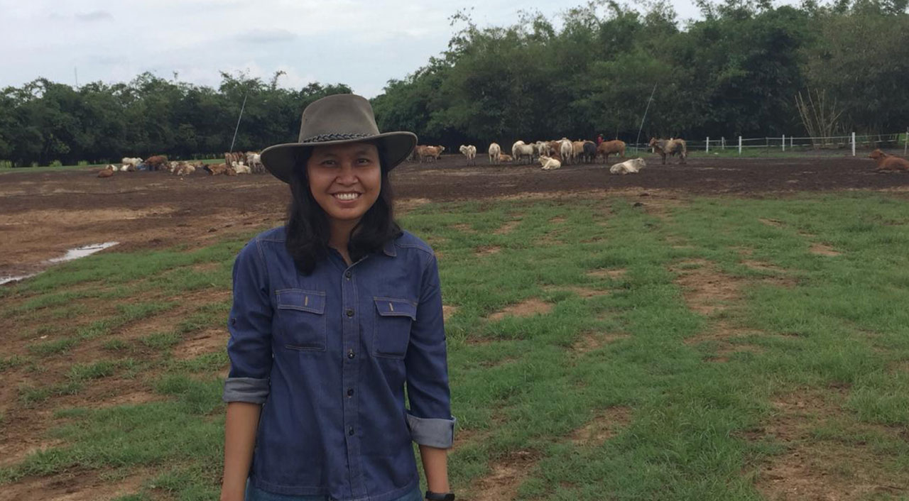 Paulina Yuniarsih, Breeding Manager at Great Giant Livestock