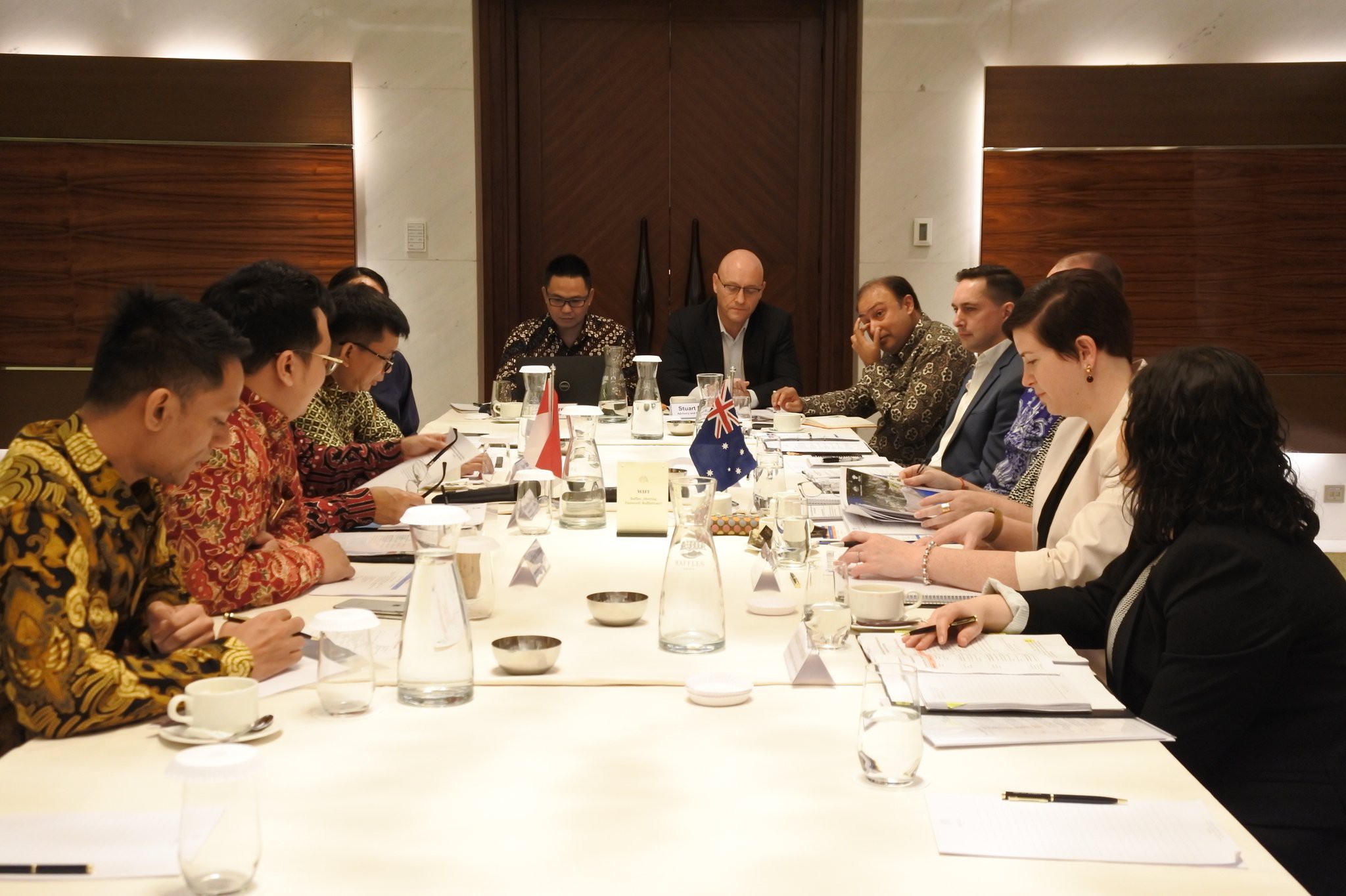 The meeting was led by Indonesian Co-chair, Mr Wisnu Wijaya Soedibjo of @bkpm and Australian Acting Co-chair, Ms Jodie McAlister of @DeptAgNews